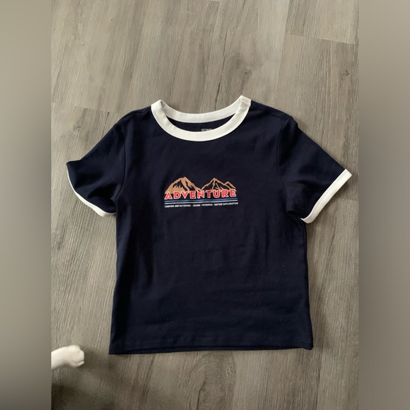Dark blue baby tee - Picture 3 of 4